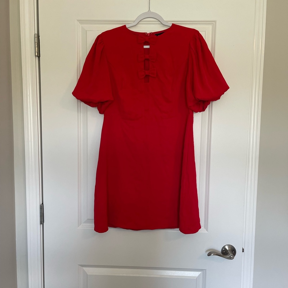 Vici Red Midi Dress